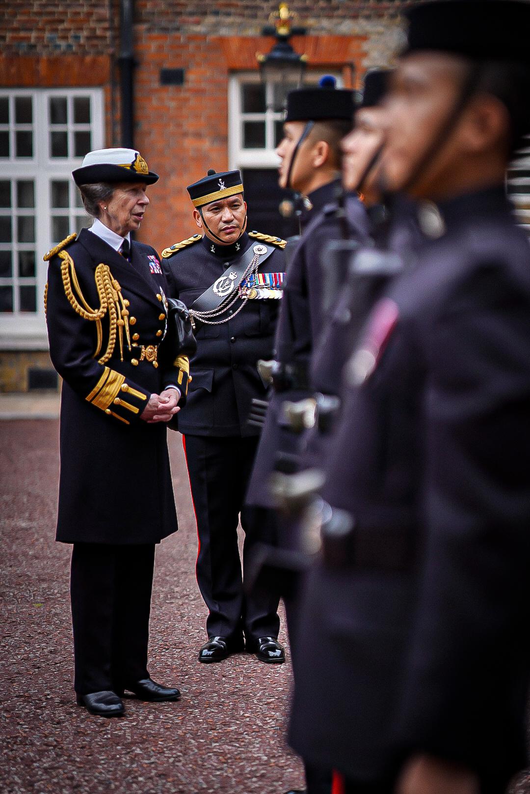HRH inspects QGS on Ceremonial Duties in London - Photographer Sgt Peter Snookes