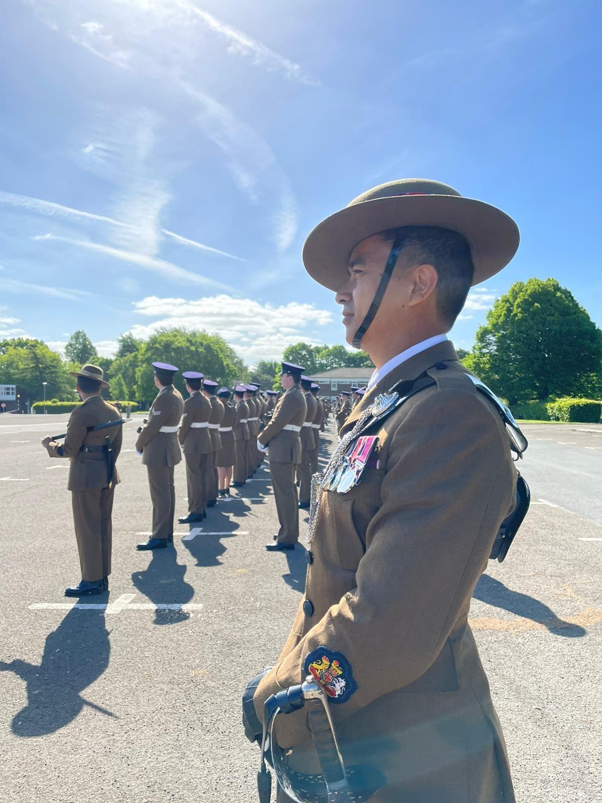 30 Signal Regiment on Parade