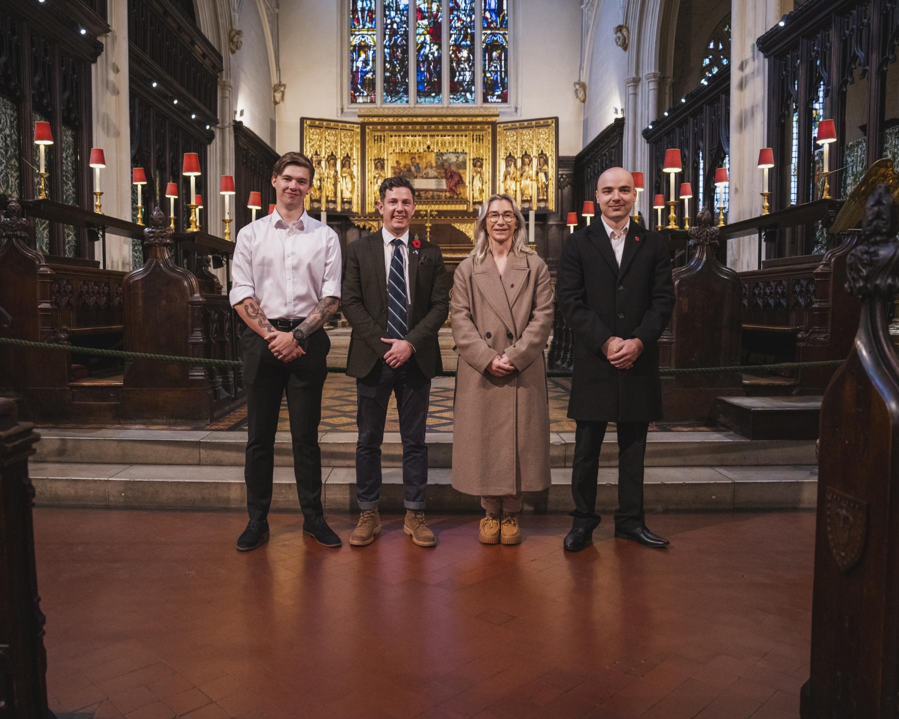 The Royal Signals Veteran exhibition at Westminster Abbey